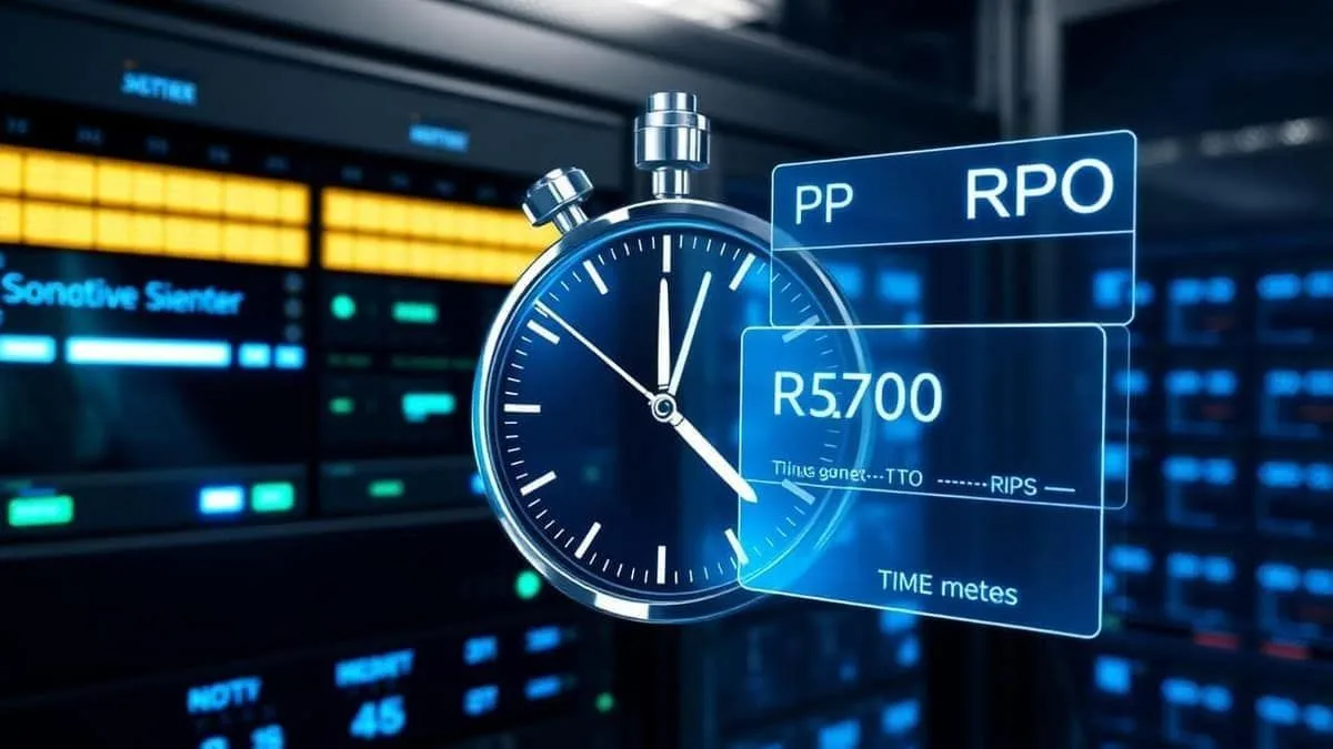 Servidor sendo restaurado a partir de backup em nuvem